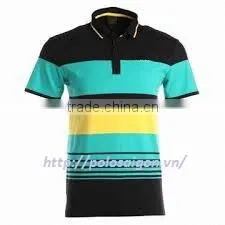 Mans Striped Polo Shirts European Style t Shirt Cotton American Style T Shirt Men / Custom Style T / Stripe Polo Shirt thumbnail-3
