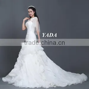 Latest Style Lace and Beaded Embroidery Plus Size Wedding Dress thumbnail-4