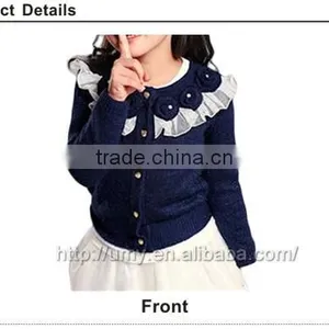 Hand Knitted Girls Cardigan thumbnail-3