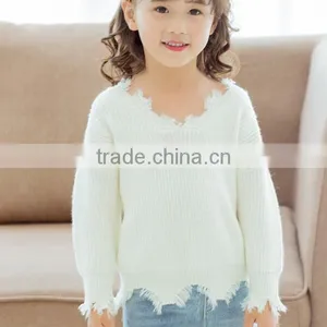 Zm35790a New Fashion Girls Tops Wholesale Beautiful Model Long Sleeve Shirts thumbnail-5