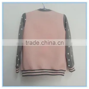 Wholesale Children Girls Polyester Baseball Jackets Girls Long Sleeve Clothes Sports Jackets thumbnail-2