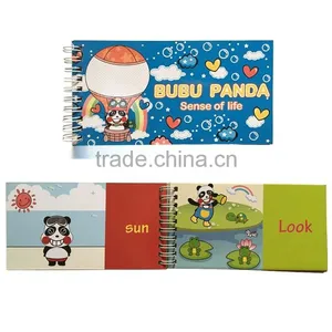Children Creative Book Wire-o Book Board Book ,children Learning Colors Book Printing 4/4C Book With Lamination thumbnail-1