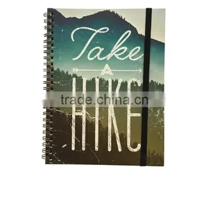 Card Paper Cover Agdena Planner Wire-o Binding Notebook With Elastic Band Writing Notebook thumbnail-2