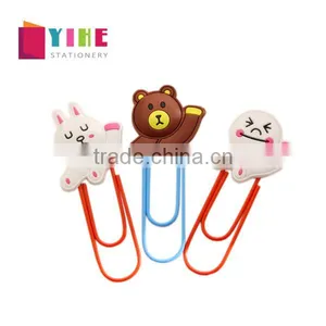 Planner Clip Nimal Shape Silica Gel Paper Clip Customizable Cartoon Clip thumbnail-1