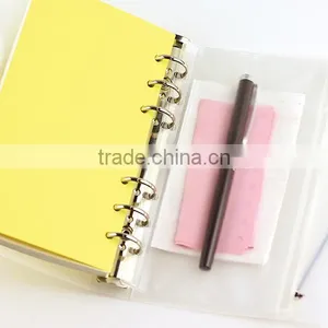 A5/A6/A7 Size 6 Holes Storage for Planner PVC Transparent Bag Paper Bag Storage thumbnail-6