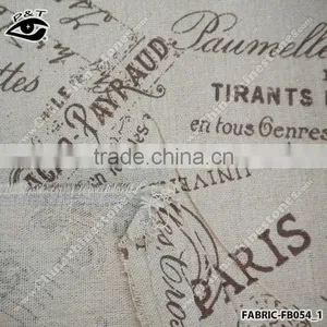 Wholesale Fabric Paris Post Mark Pattern Fabrics For Househould Decoration thumbnail-2