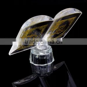 Large 8x11cm Crystal Muslim Islamic Quran,gold Crystal Holy Quran Frames JC-HQ-01 thumbnail-2