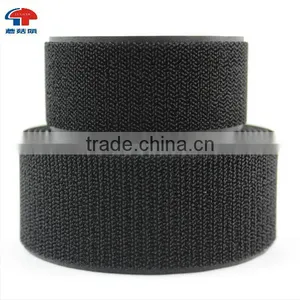 Black and White Nylon Un-napped Loop Fastener Tape With Higher Cycle Life thumbnail-1