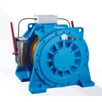 200m Double Wrap Gearless Traction Machine ,Traction Ratio 1:1 2:1 WTYF328 thumbnail-1