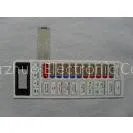 PET And 3M Adhesive Glossy Microwave Oven Membrane Touch Switch With Flat Button thumbnail-1