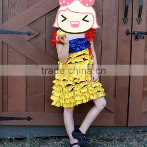 One Piece Baby Girls Three Colors Lace Prnicess Dress Cheap Boutique Fluffy Pettiskirt Tutu Skirt thumbnail-1