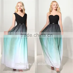 Gradient Evening Dress Bridal Dress/ yg Flower xx Gradient Maxi Bridal Dress/evening Wedding Dress thumbnail-1