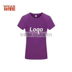 Wholesale Round Neck Raglan Dri Fit Sport Women T-Shirt thumbnail-5