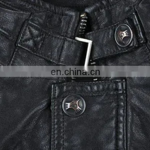 Classic Wearable Handsome Mens Pakistan Leather Jacket thumbnail-5