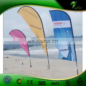 Custom Single Side Durable Outdoor Flag / Feather Flag / Beach Flag For Advertising thumbnail-1