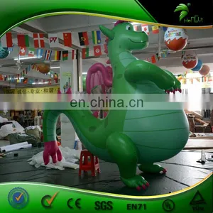 Big Belly Dragon, Inflatable Green Dragon Toys thumbnail-6