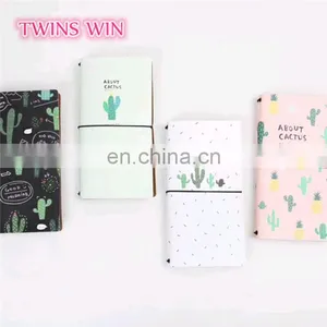 2018 Popular Personalized Stationery Cheap Sale Cactus Design Recycled Kraft Paper Blank Notebook From China Stationery Market thumbnail-1