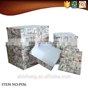 Folding Fabric Storage Cardboard Gift Boxes Containers thumbnail-1