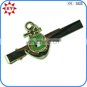 Cheap Custom Brass Tie Clip With Engraved Logo thumbnail-2