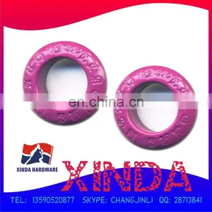 Promotional Eyelet Painted Purple, Made of Brass,sank Logo With Superior Quality,OEM/ODM Orders Welcomed thumbnail-1