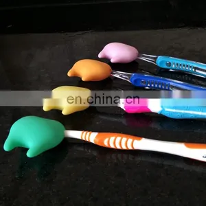 Portable Silicon Toothbrush Holder Sanitary Toothbrush Tube Tooth Brush Case For Outdoor Travel Bathroom Accessories thumbnail-1