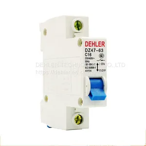 DZ47-63 C16 1P Miniature Circuit Breaker Low Voltage Circuit Breaker High Section C16 Miniature Circuit Breaker thumbnail-1