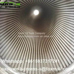 OASIS 304 Stainless Steel Wedge Wire Johnson Screens for Well Drilling thumbnail-1