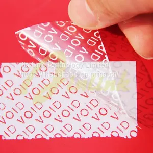 Partial Transfer Tamper Evident Waranty VOID Label Material,security Envolope,Anti-Counterfeit Tape thumbnail-1