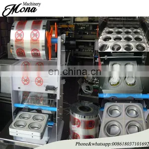 High Quality Automatic Induction Plastic Heat Cup Sealing Machine thumbnail-6