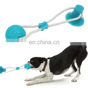 Interactive Chewing Biting Dog Toy Suction Cup Pet Molar Bite Ball Chew Toy thumbnail-2