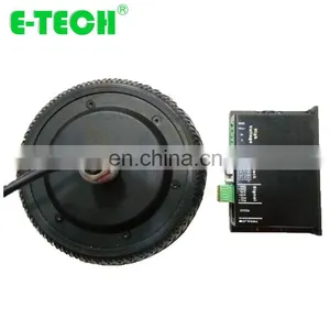 ETECH 24V 36V 6 Inch (6.5 Inch) Built-in Encoder Hub Motor, Robot Wheel Hub Motor, AGV Servo Hub Motor With Driver thumbnail-2