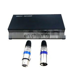 3 Channels DC12V-24V DMX 512 Decoder LED Controller For RGB Strip Lights thumbnail-2