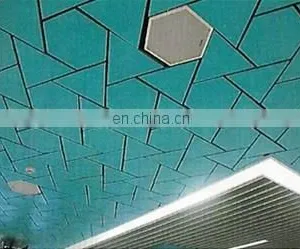 Colorful Design Celings Access Panel Aluminum Access Panel Air Ventilated Ceiling for Subway Station Interior Ceiling Decoration thumbnail-6