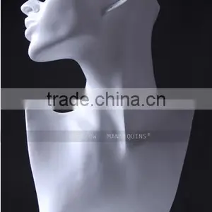 Fiberglass Woman Mannequin Head,Female Abstract Head Mannequin,Cheap White Head,Dispaly Jewelry/ Hat /scarf Head Mannequin H1080 thumbnail-2