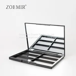 Cosmetic Packaging Vendor Square 6 Colors Lip Palette With Mirror thumbnail-1