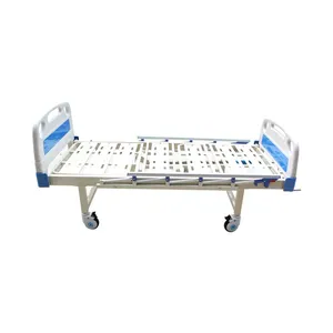 Factory Cheap Price Economic Medical 2 Crank Patient Clinic Manual Patient Hospital Bed For Sick thumbnail-3