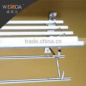 Wesda Strong Stainless Steel Bathroom Towel Racks Wall Mounted Made in China A115 thumbnail-1