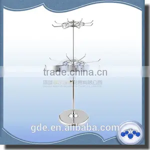 Two Layers Rotatable Tree Stand For Jewelry Display thumbnail-1