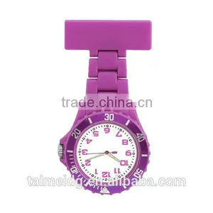 Round Face Rubber Fob Nurse Watch With Multiple Colors, Pin Nurse Watch, Plastic Nurse Watch Quality Choice thumbnail-4