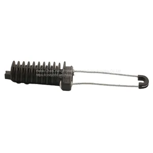 Aluminum Alloy Fiber Optic Cable Dead End Clamp / Anchor Clamp thumbnail-2