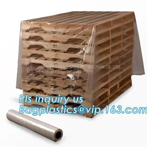 Square Bottom 4mil Clear Pallet Cover, Square Bottom Bag on Roll Pallet Cover Bag, Polyester Pallet Cover Bags, Pallet T thumbnail-3