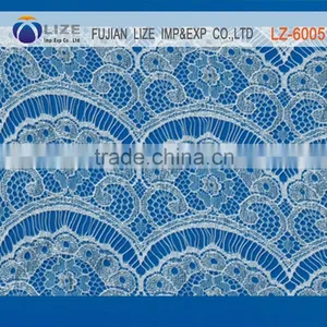 New Arrival Fancy Design Lace Fabric LZ-6005 thumbnail-1