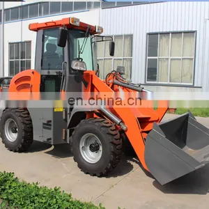 High Quality High Effectiveness Cargador Pequeno Mini Cargador Diesel 1200kg Wheel Loader ZL12 With ce for Sale thumbnail-4
