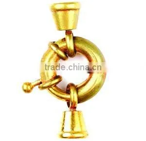 Metal Buckle Necklace Clasp Spring Ring thumbnail-1