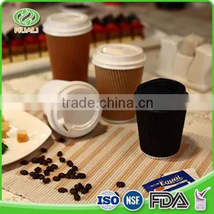 Reusable Easy Storage Disposable Ripple Wall Paper 600 ml Coffee Cup Supplier's Choice thumbnail-1