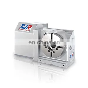 The Machining Center USES the Fourth Axis of the PRECISE 125-250mm 4th Axis Cnc Rotary Table thumbnail-4