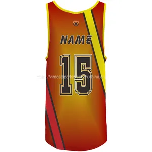 Custom Basketball Jersey Made With Dye Sublimation From the Best Factory thumbnail-2