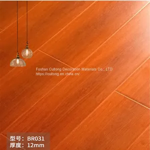 Antique Gray Laminate Floor Yoga Studio Beauty Slimming Body Slimming Chain Agency 12mm Real Wood Grain Composite Wood Flooring thumbnail-4