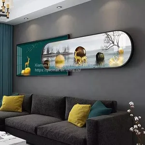 Living Room Home Decoration Modern Nordic Art Abstract Canvas Crystal Porcelain Painting thumbnail-2