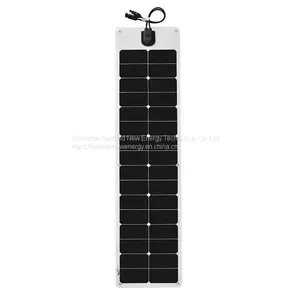 Solar Panel 50W 55W 60W 18V Flexible Solar Module Custom Shape Size Output Power Volt thumbnail-4